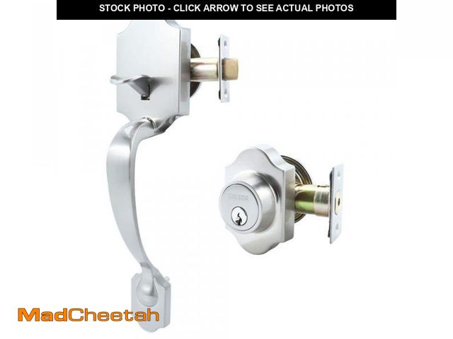 Lot 74-12032536 - TOLEDO Single Cylinder Satin Nickel Door Handleset - UNUSED