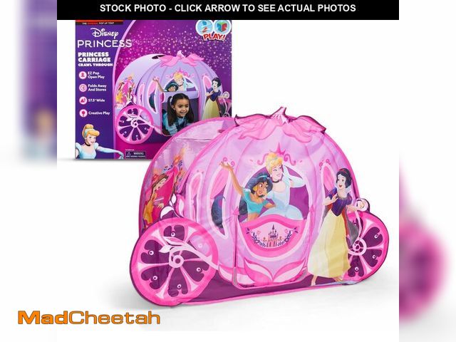 Lot 74-13041639 - Playhut Disney Princess Carriage Crawl Through - UNUSED