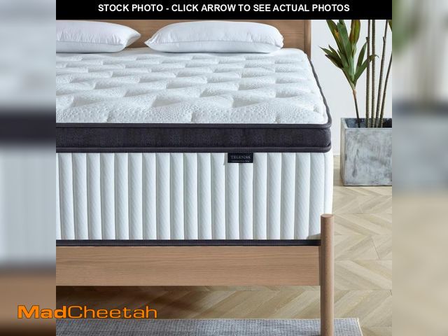 Lot 74-12160139 - Tegeniss Full Size Mattress, 12 Inch Memory Foam, Independent Spring, Soft and Comfortable Medium Fi...