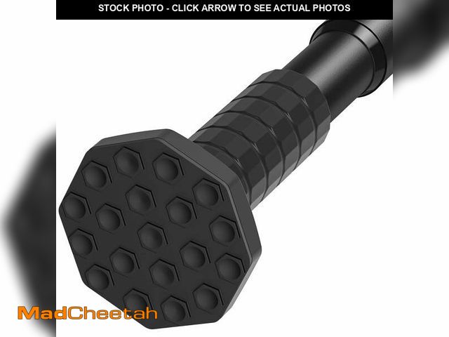 Lot 74-13817843 - GIRACOA Octagon Tension Curtain Rod 51-148 Inches, Heavy Duty No Drill Adjustable Rod with 12 Rings,...