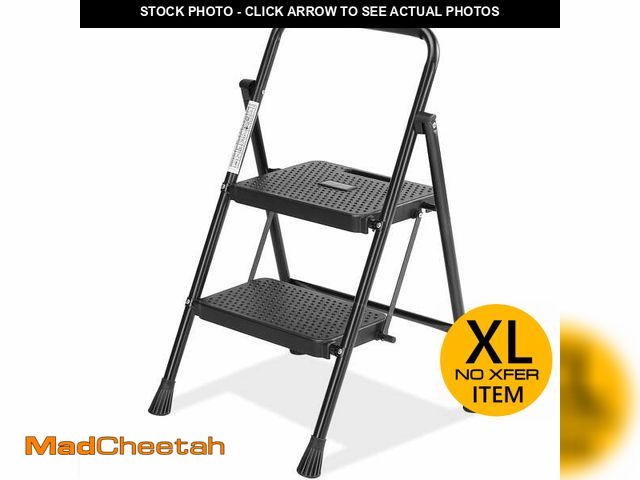 Lot 74-13055803 - CONCETTA 2 Step Ladder, Folding Step Stool with Anti-Slip Pedal, Lightweight Portable Ladder for Hom...