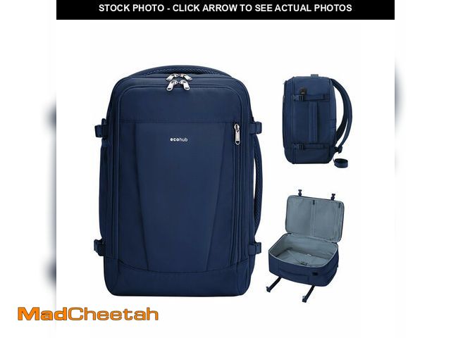 Lot 74-14208170 - ECOHUB 17'' Travel Backpack, Personal Item Backpack with 13 Pockets, Flight Approved Carry on Backpa...