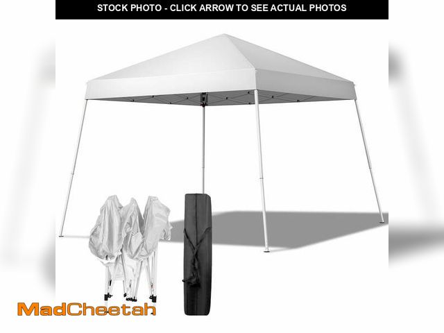 Lot 74-14258671 - Ktaxon 10ft x 10ft Ez Pop Up Canopy Tent,Outdoor Sun Shade Shelter,Beach Tent,Outdoor Gazebo for Par...
