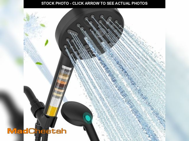 Lot 74-12875341 - Cobbe Filtered Shower Head, High Pressure 9 Spray Mode Handheld Shower Head with Filter Built-in Pow...