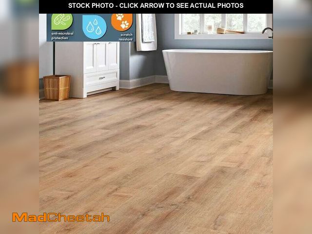 Lot 74-14392661 - Lifeproof Fresh Oak 30 MIL x 8.7 in. W x 48 in. L Click Lock Waterproof Luxury Vinyl Plank Flooring ...