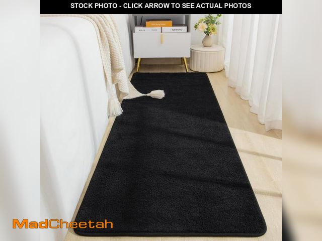 Lot 74-11546781 - B BENRON 2x6 Runner Rug Non Slip Hallway Kitchen Runner Black Rugs for Bedroom Dorm Laundry Entryway...