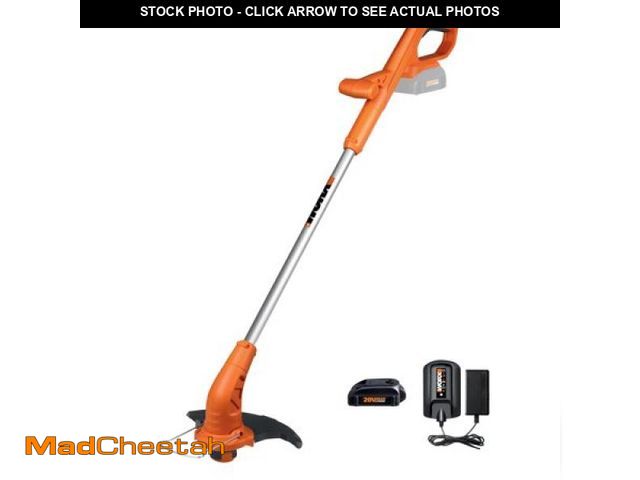 Lot 74-12150562 - Worx WG154 20V PowerShare 10  Cordless String Trimmer &amp; Edger (Battery &amp; Charger Included) -...