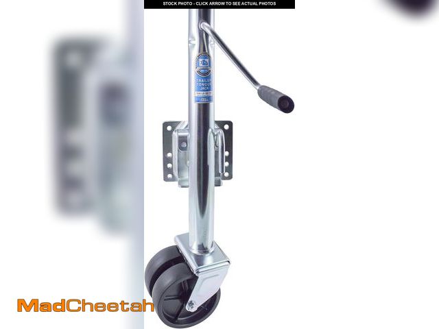Lot 74-12139263 - Goldenrod Dutton-Lainson Company 22580 Dual Wheel Tongue Jack - 1500 lbs. Capacity, Black and Silver...