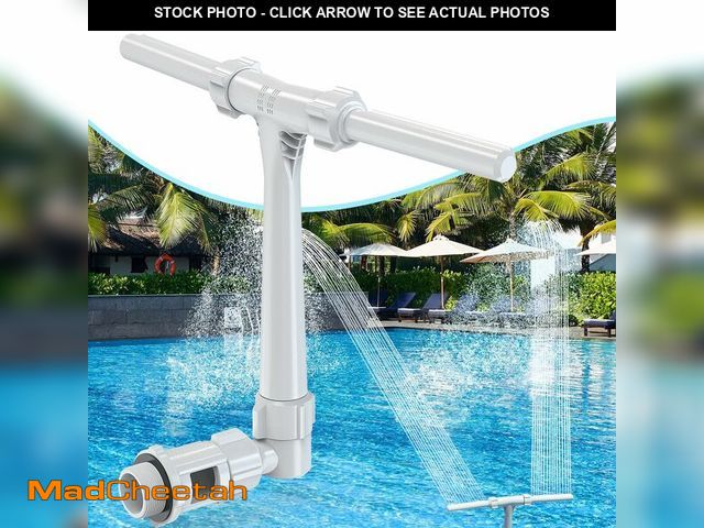 Lot 74-14376661 - [Patent Pending] 2025 Upgrade Pool Fountain - Dual Spray Water Fountains for Above Ground/Inground P...