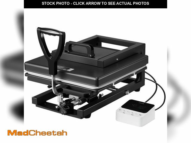 Lot 74-12762931 - VEVOR Hybrid Heat Press, 15 x 15 inch, 8-in-1 Multifunction, Heat Up Fast and Even, All-New Patented...