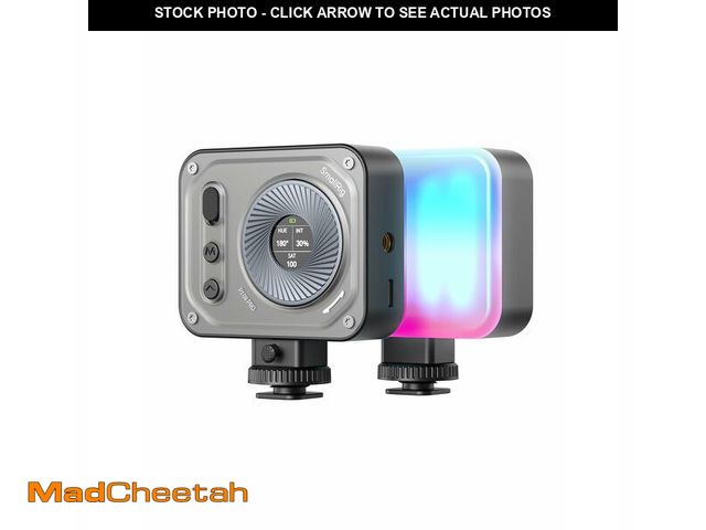 Lot 74-12705820 - SMALLRIG Vibe P108 Pro RGB Video Light, Portable Led Camera Light for Photography, Cold Shoe Light, ...