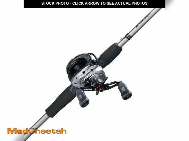 Lot 74-14349187 - Abu Garcia Max X Baitcast Reel and 7' 2-Piece Fishing Rod Combo, Graphite Composite Rod Blank Constr...