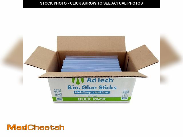 Lot 74-14472685 - AdTech 8-Inch Mini Hot Glue Sticks, Clear | Multi-Temp, Strong Bonding Adhesive for Crafting, DIY &a...