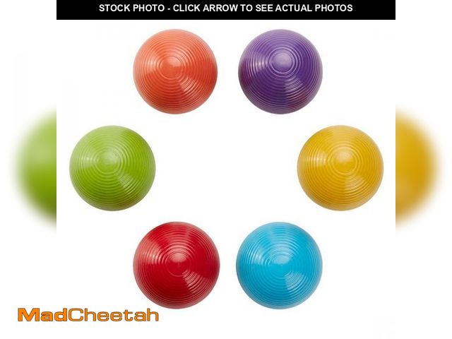 Lot 74-12432844 - ApudArmis 3In Croquet Ball Replacement, Set of 6 Colored Replacement Balls for Lawn Backyard 28'' an...