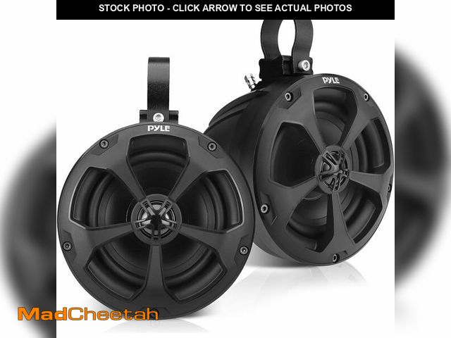 Lot 74-14590897 - 2-Way Dual Waterproof Off-Road Speakers - 5.25 Inch 1000W Marine Grade Wake Tower Speakers System, F...