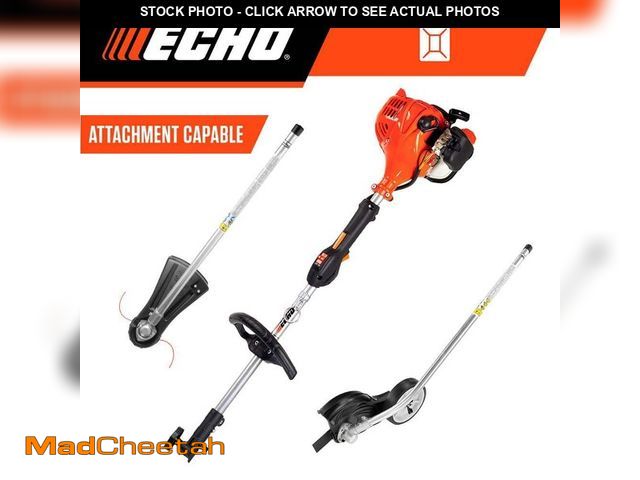 Lot 74-14292231 - ECHO 21.2 cc Gas 2-Stroke Attachment Capable Straight Shaft String Trimmer with Speed-Feed Head and ...