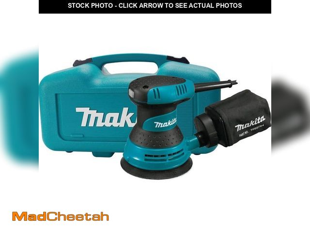 Lot 74-12592593 - *DUSTY/TOOL ONLY*  Makita 3 Amp Corded 5 in. Random Orbit Sander with Controlled Pad Speed and Dust ...