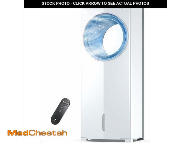Lot 74-13212647 - AEROZY Windowless Portable Air Conditioner, Small Evaporative Air Cooler for Room No Window, 3-Speed...