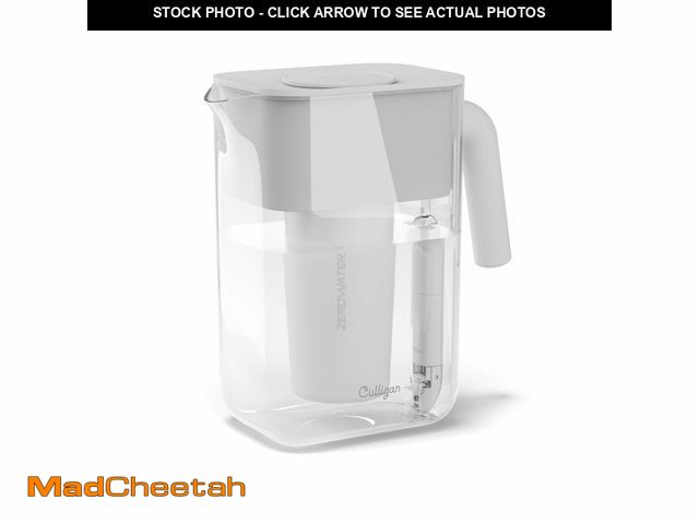 Lot 74-14332879 - Culligan with ZeroWater Technology 7-Cup Water Filter Pitcher Ã¢â¬â Includes 5-Stage Advanced Wat...