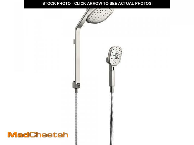 Lot 74-12238463 - Windet Showering Rail Combo in Vibrant Brushed Nickel - UNUSED