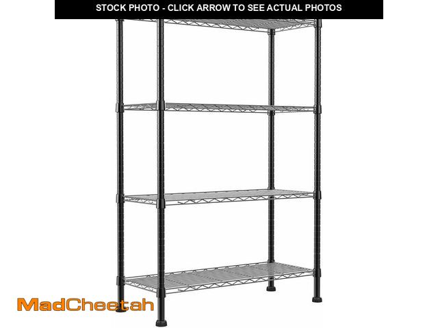 Lot 74-13382516 - REGILLER 4-Wire Shelving Metal Storage Rack Adjustable Shelves,Standing Storage Shelf Units for Laun...