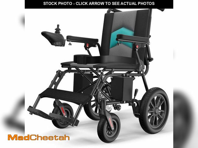Lot 74-14438491 - COOLHUT Electric Wheelchair, 20+ Miles Long-Range (350LBS) Lightweight Portable Electric Wheelchair ...