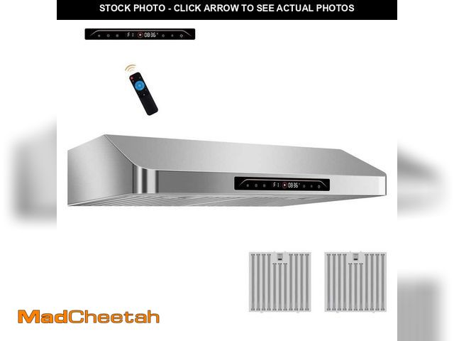 Lot 74-14193291 - Tylza 29.5 in. 900 CFM Convertible Ducted Under Cabinet Range Hood in Stainless Steel with Baffle Fi...