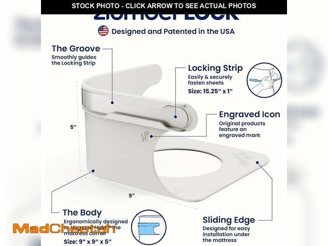 Lot 74-12973315 - Huamemostyle Bed Sheet Holder for Concers Fit All Sheet Size, Adjustable Fitted Sheet Fasteners Keep...