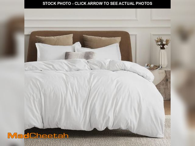 Lot 74-12303988 - Bedsure Duvet Cover King Size - Soft Double Brushed Bedding Set for Kids &amp; Adults, Zipper Closur...