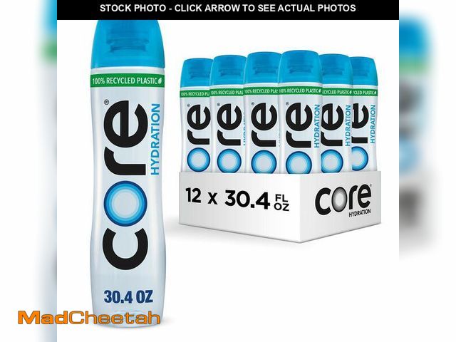 Lot 74-13819965 - Core Hydration Perfectly Balanced Water, 30.4 fl oz bottle (Pack of 12) 6-14-2027 - UNUSED