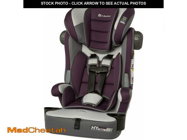 Lot 74-14305364 - Baby Trend Hybrid SI 3-in-1 Combination Booster Seat, Dash Plum - Side-Impact Protection, 3-Stage Gr...