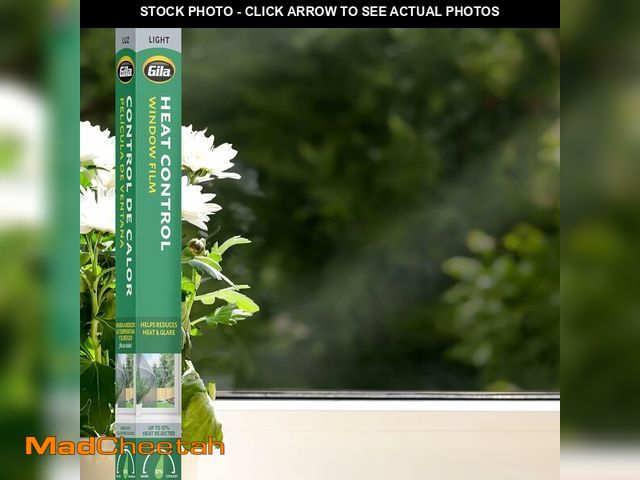 Lot 74-13733747 - Gila Heat Control Light Gray Adhesive Residential DIY Window Film Sun Blocking 3ft x 15ft (36in x 18...