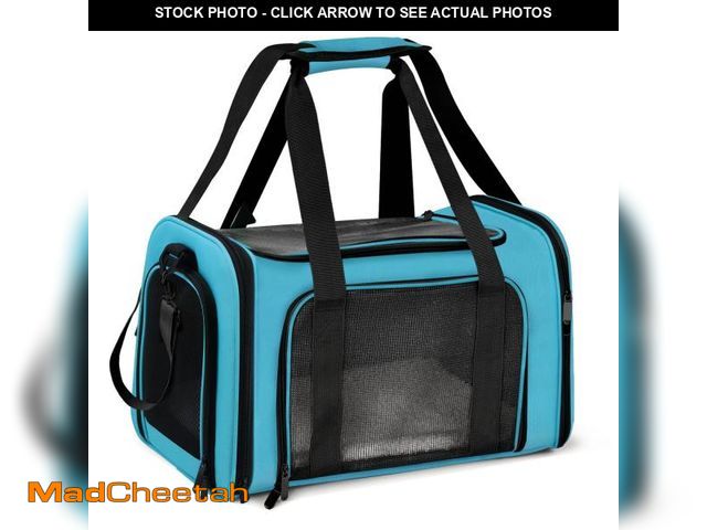 Lot 74-12049676 - Henkelion Pet Carrier for Small Medium Cats Puppies up to 15 Lbs, Airline Approved Small Dog Travel ...