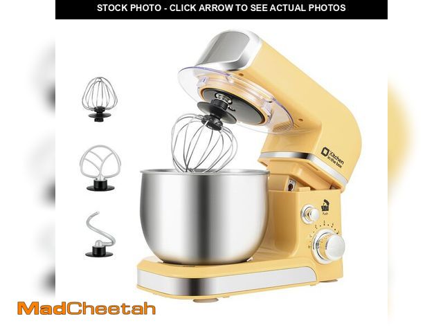 Lot 74-12604458 - Kitchen in the box Stand Mixer,3.2Qt Small Electric Food Mixer,6 Speeds Portable Lightweight Kitchen...