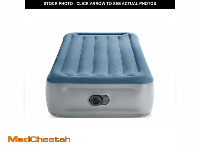 Lot 74-12861234 - Intex 15" Twin Essential Rest Dura-Beam Airbed Mattress with Built-in Pump - UNUSED
