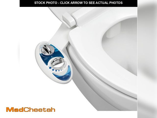 Lot 74-13571686 - LUXE Bidet NEO 120 - Single Nozzle, Self-Cleaning, Non-Electric Bidet Attachment for Toilet Seat, Ad...