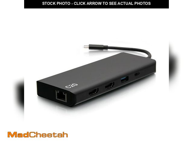 Lot 74-12979221 - USB-C 9-in-1 Dual Display Docking Station with HDMI, Ethernet, USB, 3.5mm Audio and Power Delivery u...