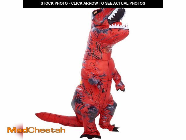 Lot 74-12969468 - ATDAWN Inflatable Dinosaur Costume for Kids, Blow Up Trex Dinosaur Costume, Halloween Costumes for B...