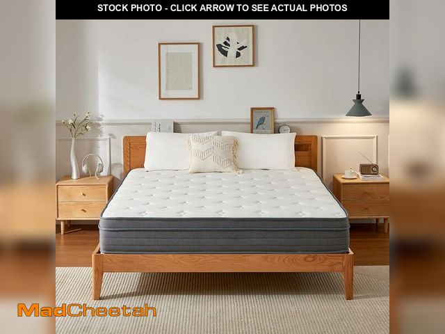 Lot 74-14291272 - Gojef home Queen Size Mattress, 12 Inch Hybrid Memory Foam Mattress in a Box with Pocket Springs, Me...