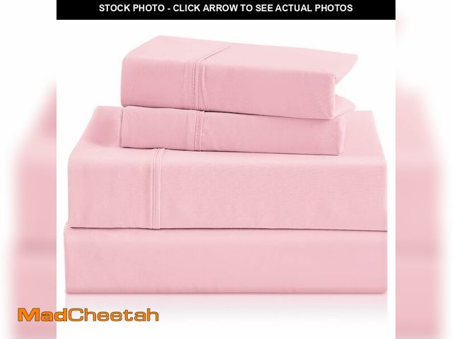 Lot 74-14297204 - Full Sheet Set - Hotel Luxury 4 Piece Breathable and Cooling Sheets Deep Pocket Sheets Fits 16" Matt...