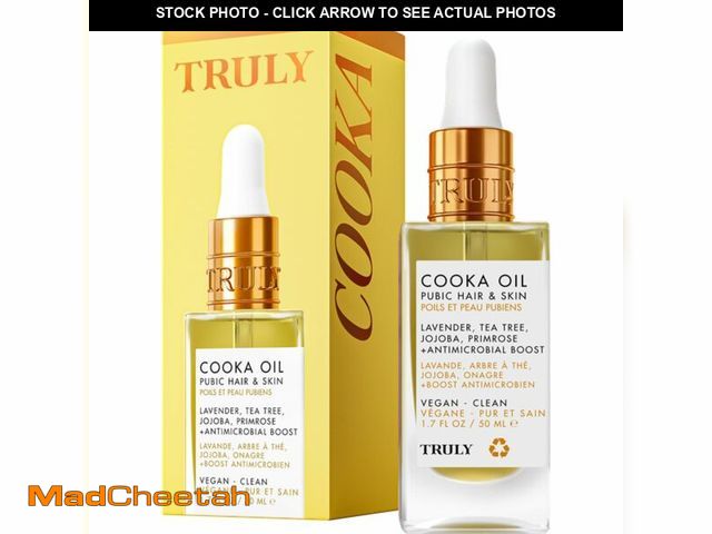 Lot 74-12718134 - Truly Beauty Cooka Oil | Hydrating Pubic Hair &amp; Skin Serum with Jojoba, Primrose &amp; Tea Tree ...