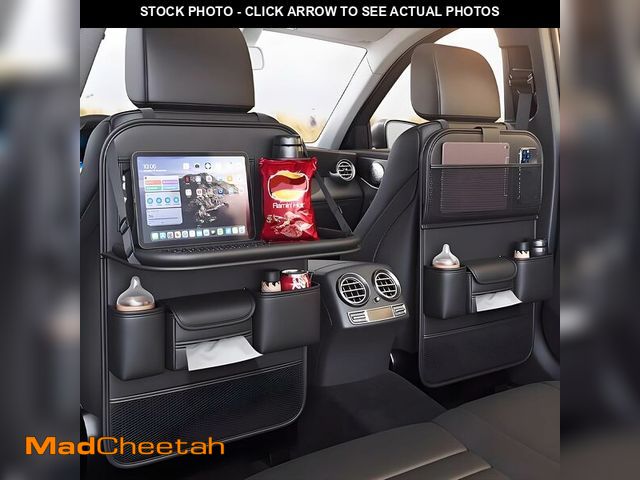 Lot 74-13960277 - FASTAGEI 2 Pack Universal Foldable Car Backseat Organizer with Table Tray, Car Seat Back Protector w...
