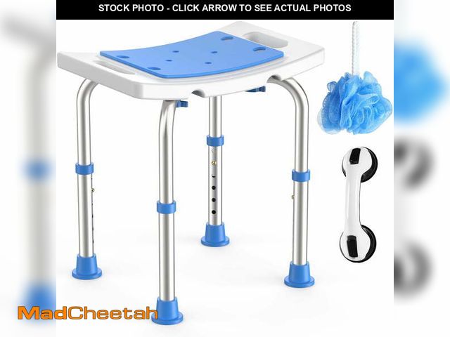 Lot 74-13766204 - KEKOY Shower Chair for Inside Shower, FSA/HSA Eligible Medical Alloy Bath Stool for Seniors, Pregnan...
