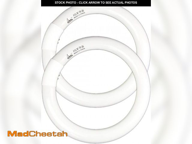 Lot 74-12324853 - CHKADAWA FC9T9 9 inch Circline Light Bulbs T9 30W, FCL30 Circular Fluorescent Lamp Round 30 Watts Bu...