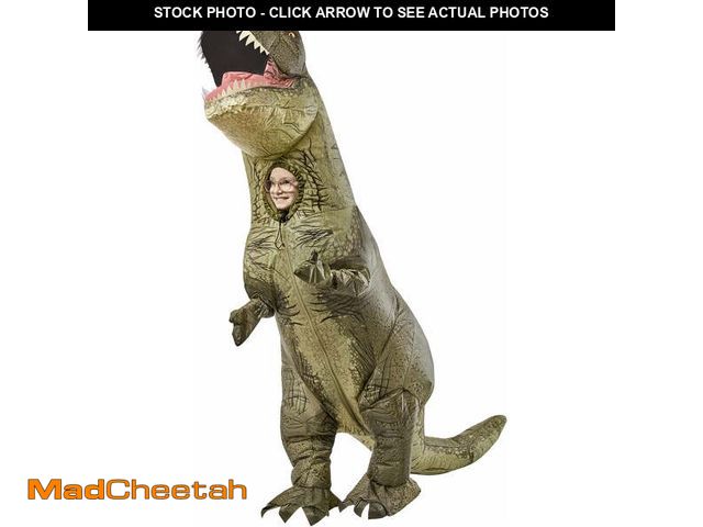 Lot 74-12556074 - Jurassic World Inflatable T-Rex Costume for Children by Rubies, Unisex (Youth One Size) - UNUSED