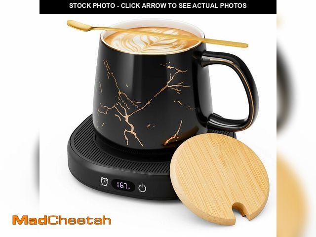 Lot 74-13277151 - Coffee Mug Warmer &amp; You are Awesome Mug Set Electric Cup Warmer with Auto Shut Off 4 Temperature...