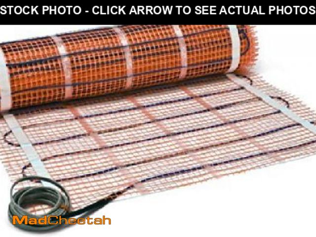 Lot 74-12399353 - SunTouch TapeMat Electric Under Floor Heating Mat with 1/8" Thick Cable, Open-Weave Orange Mesh, 45 ...