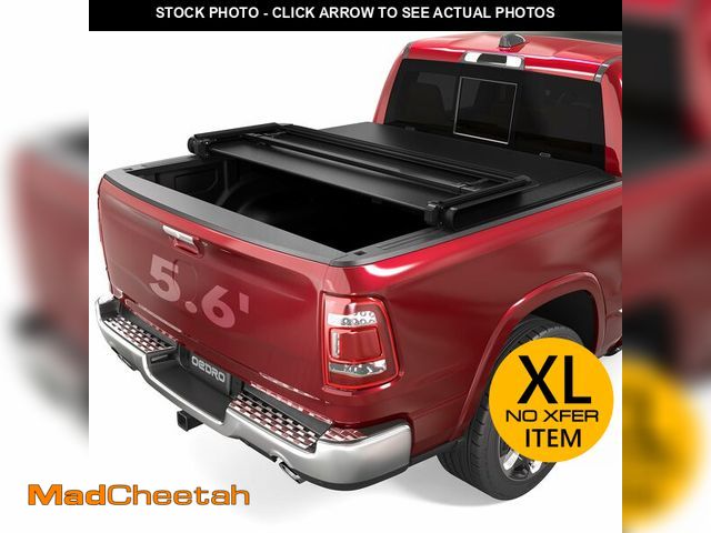 Lot 74-12786194 - oEdRo Soft Tri-Fold Truck Bed Tonneau Cover Compatible with 2009-2025 Dodge Ram 1500 (Inclu. Classic...