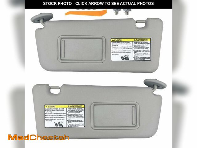 Lot 74-14065014 - Sun Visor Pair Only for Toyota RAV4 2004 2005 (Driver &amp; Passenger Side) Sunvisor Replacement wit...