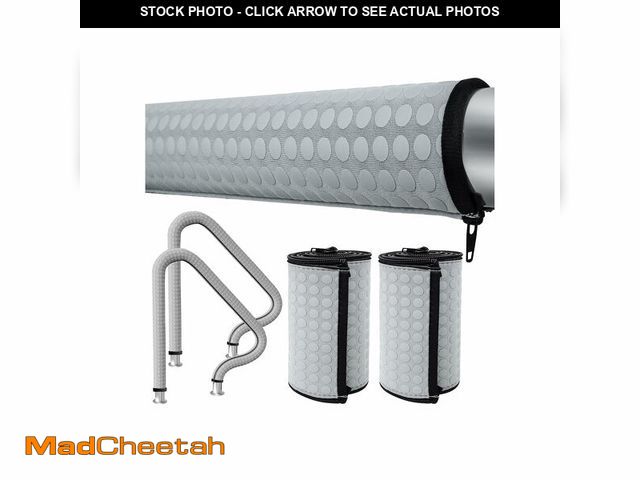 Lot 74-14298623 - Kakolvan Swimming Pool Handrail Cover, Non-Slip Railing Handle Grip Covers with Zippers, Fit Most Ab...